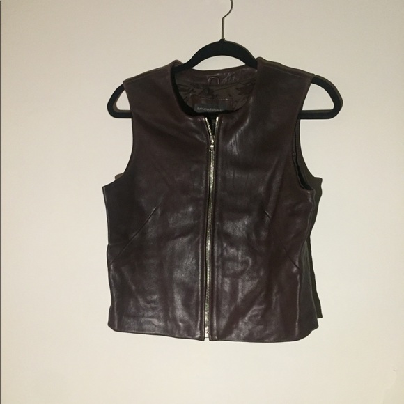 Leather waistcoat from Banana Republic - Picture 2 of 2